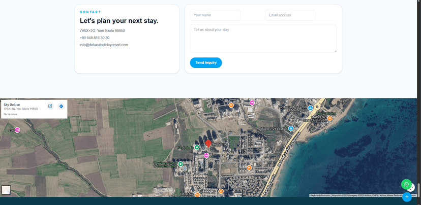 Deluxia Holiday Resort - Contact & Map